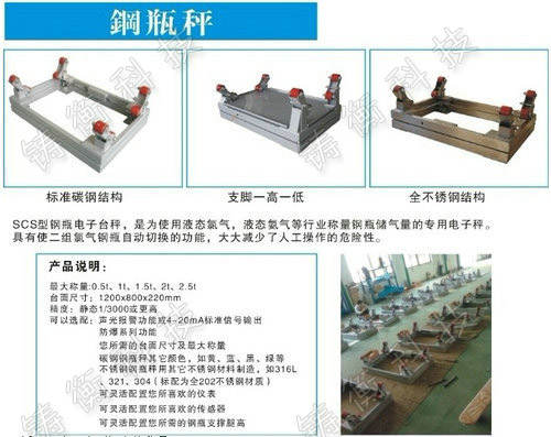 防爆钢瓶秤